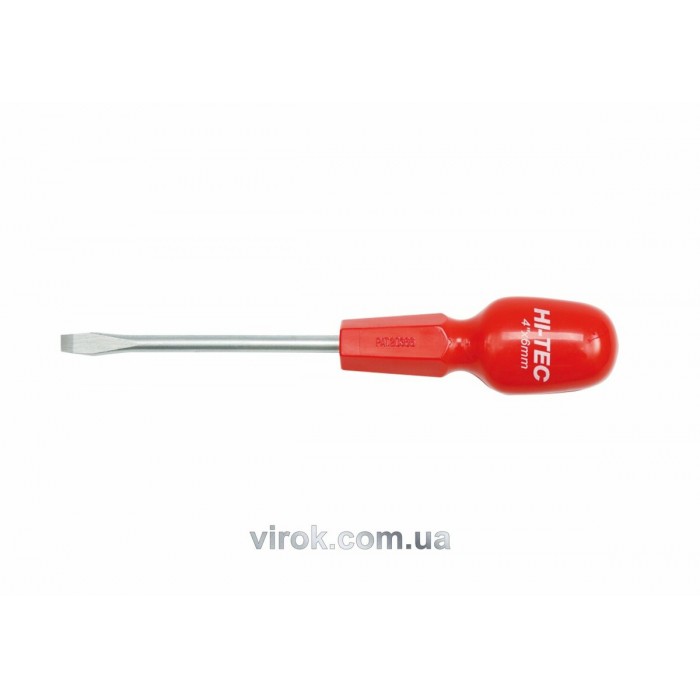 Викрутка плоска VOREL Cr-V "HI-TEC", 6 х 200 мм  [12/144] DW