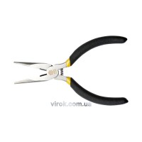 Щипці плоскі міні з ізольованими ручками VOREL, l= 125 мм  [12/120]