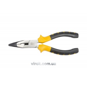 Щипці - тонкогубці VOREL гнуті, l= 180 мм  [6/60]