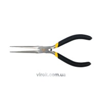 Щипці - тонкогубці міні VOREL : прямі, видожені L= 150 мм, з ізольованими ручками [12/120]