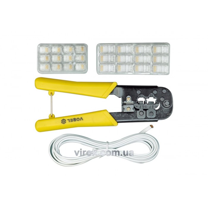 Кліщі для обтискання і зачистки проводів VOREL [10/40]