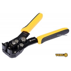 Знімач ізоляції автоматичний VOREL : l= 160 мм, для кабелів 0.2-6 мм² [10/40]