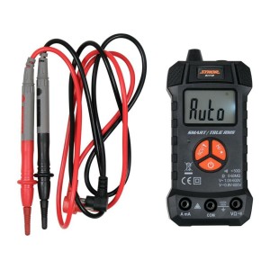 Мультиметр ел.парам.STHOR:0-10 А,0-600 В AC/D з LCD-дисп,жив- 2x1.5V; AAA ,SMART з фуннцією TRUE RMS