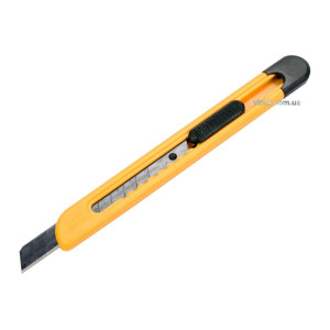 Ніж VOREL з висувним лезом з відломними сегментами : М= 9 мм [60/360]