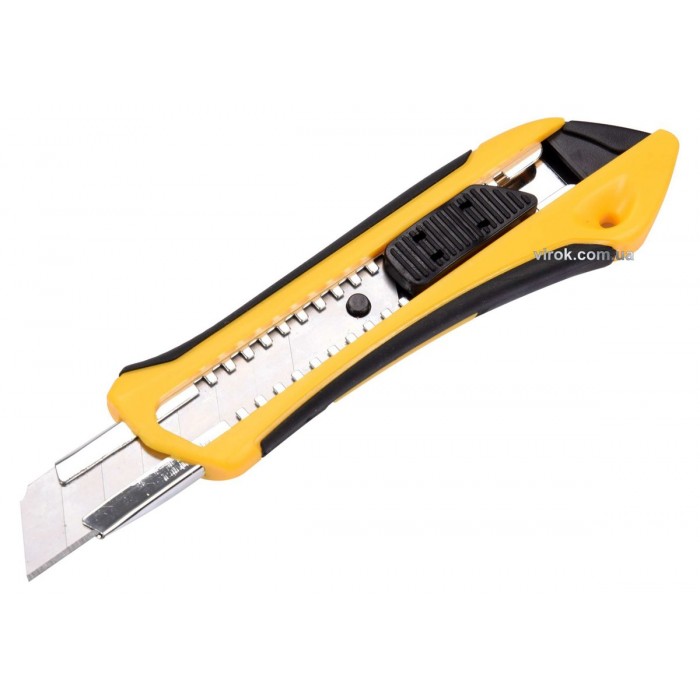 Ніж VOREL з висувним лезом з відломними сегментами : М= 18 мм [12/144]