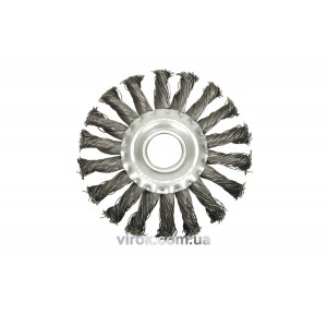 Щітка дискова, вита VOREL Ø-115мм [12/48]