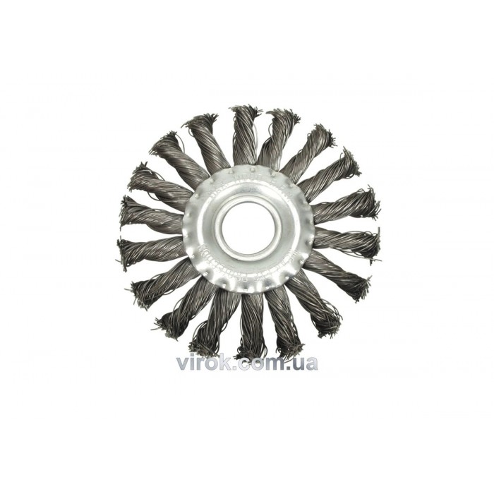 Щітка дискова, вита VOREL Ø-150мм [12/36]