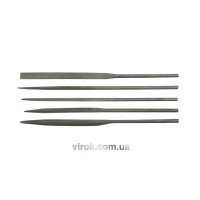 Надфілі VOREL : L= 4,0x160 мм, Без ручки, Набір 5 Шт/Уп. [20/100]