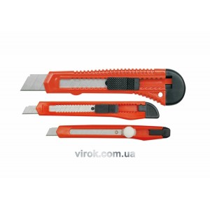 Набір ножів з висувним лезом VOREL,  3 Од. [50/200]