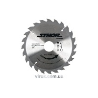 Диск пильний по дереву STHOR. Ø= 160/30 мм, h= 2 мм, 24 зуби [25/50]