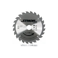 Диск пильний по дереву STHOR. Ø= 200/30 мм, h= 2,2 мм, 24 зуби [10/20]