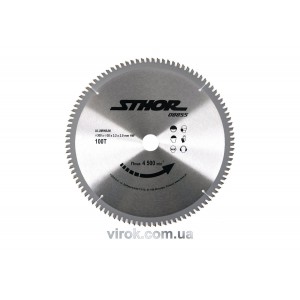 Диск пильний для алюмінію STHOR. Ø= 300/30 мм, h= 3,2 мм, 100 зубів [10]