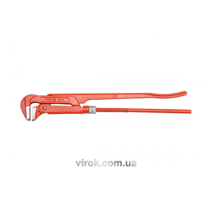 Ключ трубний з карбонової сталі VOREL 1", 90° [24]