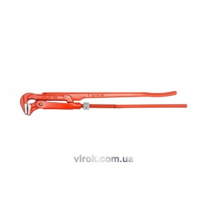 Ключ трубний з карбонової сталі VOREL 2", 90° [1/8]
