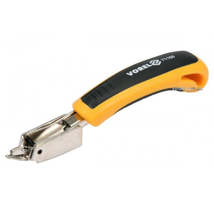 Скобовидалювач з ергономічною 2-компонентною ручкою VOREL; l=160 мм [10/40]