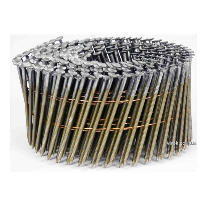 Цвяхи барабанні до пневматичного пістолета VOREL: L=64мм, Ø=2.5 мм, 3600 шт. (YT-09213,YT-09214) [1]
