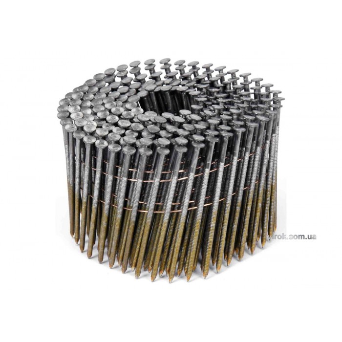 Цвяхи барабанні до пневматичного пістолета VOREL : L=80 мм, Ø=2.8 мм, 3000 шт. (YT-09214) [1]