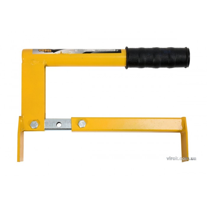Захват ручний VOREL для бруківки, бордюрів, з регуляцією, ширина захвату- 28-50 см [4]