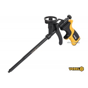 Пістолет для нанесення монтажної піни VOREL : алюмінієвий [20/240]