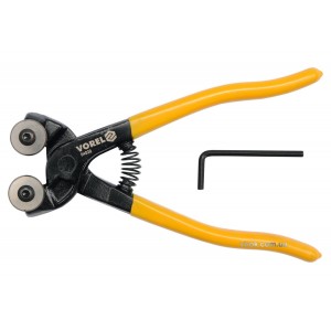 Кусачки для керамічної плитки дискові VOREL : L= 200 мм, 2 дискові різці [6/36]