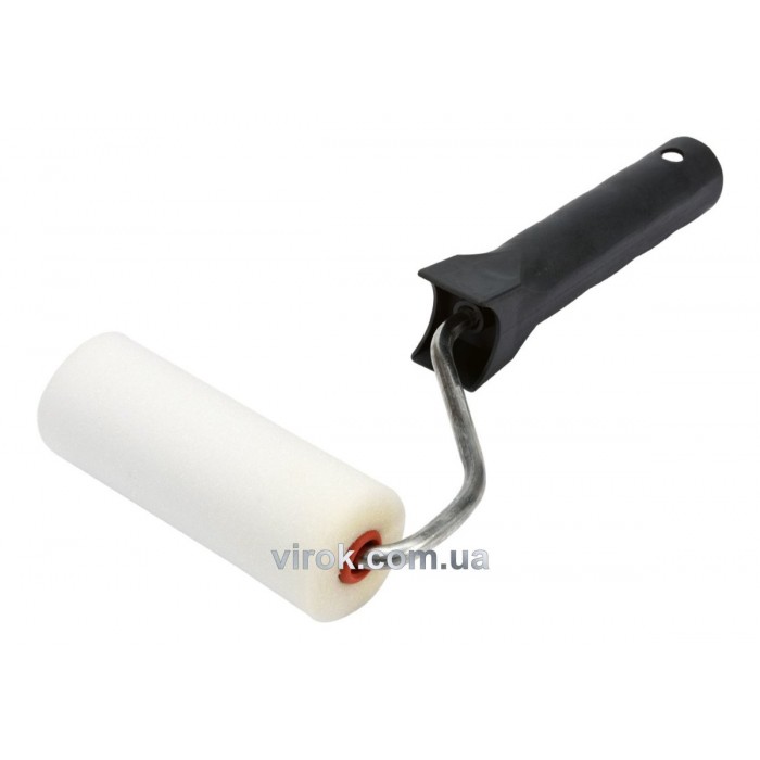 Валик в зборі малярний VOREL : L= 11 x 3,5 см, тримач Ø= 6мм, поролоновий [70]