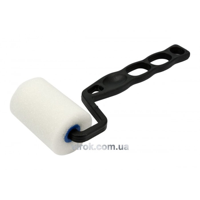 Валик в зборі малярний VOREL : L= 5 x 3,5 cм, тримач Ø= 6мм, поролоновий [70]