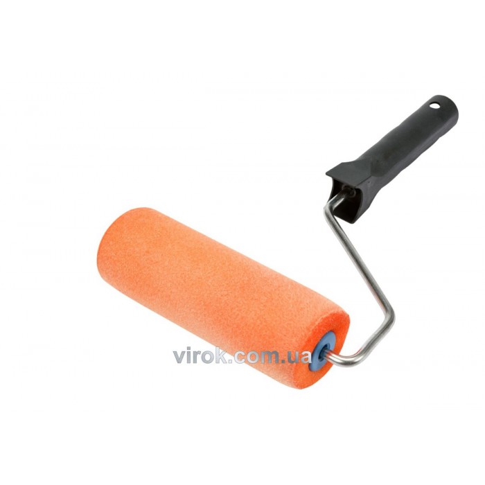 Валик в зборі малярний VOREL : L= 15 х 5 см, тримач Ø=6 мм, поліакриловий [50]