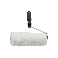 Валик в зборі поліестеровий VOREL : L= 18 см, Ø= 6 мм, білий [55]