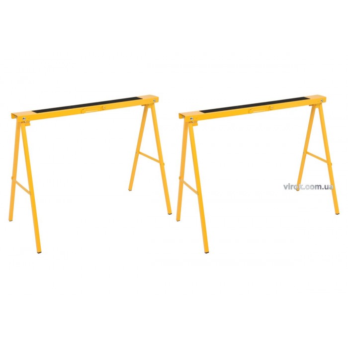 Стійки розкладні сталеві VOREL 100х 10х 75 см (розкладена), для макс. навантаж.- 200 кг./2  2 шт [1]