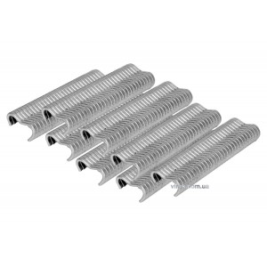 Скоба стяжна VOREL для обгороджувальної сітки. тип "Е" FI 2 мм до щипців 49840, 600 шт/уп. [10/60]