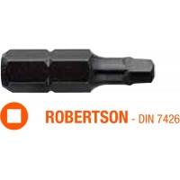 Насадка викруткова USH Industry : Robertson R0 x 25 мм, Уп. 5 шт.