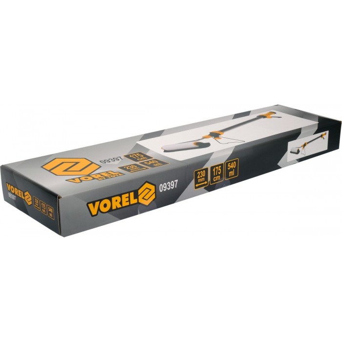 Валик в зборі малярний VOREL, 230 мм, з контейнером для подачі фарби- 0,54 л, тримач- 175 см(DW)
