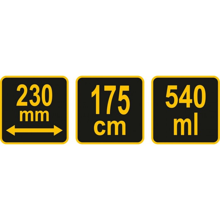 Валик в зборі малярний VOREL, 230 мм, з контейнером для подачі фарби- 0,54 л, тримач- 175 см(DW)
