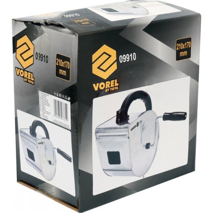 Пристрій для нанесення штукатурки ручний VOREL, 210х 170 мм, з оцинкованої сталі [12]