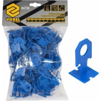 Кліпси для викладання керамічної плитки VOREL : 2 мм, t≤ 14 мм. 100 шт. [15/360]