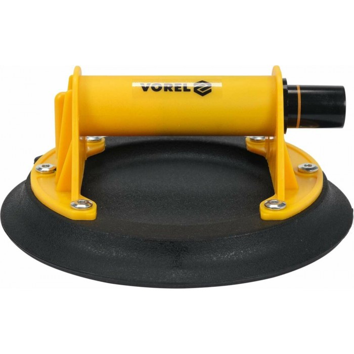 Присоска для монтажу скла одинарна VOREL : d= 204 мм, m= 60 кг ABS-пластик. корпус [10]
