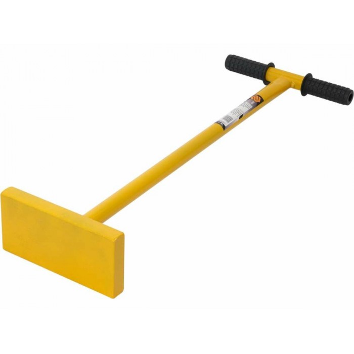Трамбівка бруківки ручний VOREL, 8,5 кг, вис.- 82 см, платформа- 250х 120х 30 мм [1]