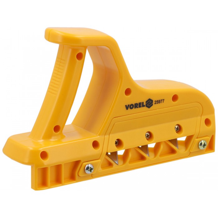 Рубанок крайковий по г/к плитах VOREL з кутами обробки 45° і 60° ABS пластиковий корпус [24]