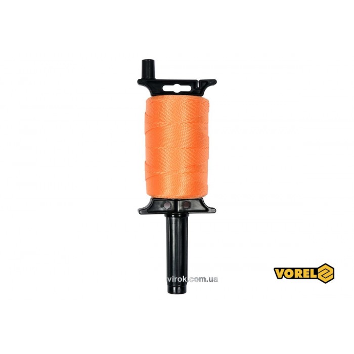 Шнур трасовочний поліпропіленовий на котушці VOREL : Ø= 1.2 мм, l= 200 м [12/48]