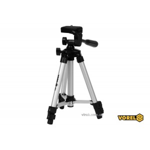 Штатив тринога VOREL телескопічний. кріплення 3/8", H= 25-50 см. алюмінієвий(DW)