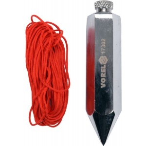 Висок будівельний VOREL, 6-гран. форма, Ø= 19 мм, l= 88 мм, M= 140 гр, зі шнуром l= 4,5 м [25/100]