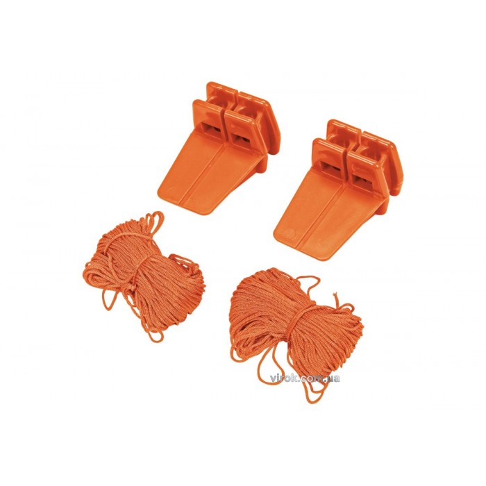 Тримачі кутові мулярські VOREL з трасовочним шнуром l= 18 м, 2 шт [48/96]