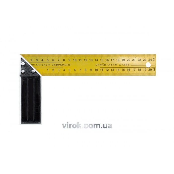 Кутник столярний VOREL : L= 250 мм [12/120]