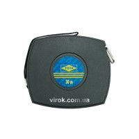 Рулетка мірна стрічка сталeва VOREL : L= 50 м х 10 мм [10/30]