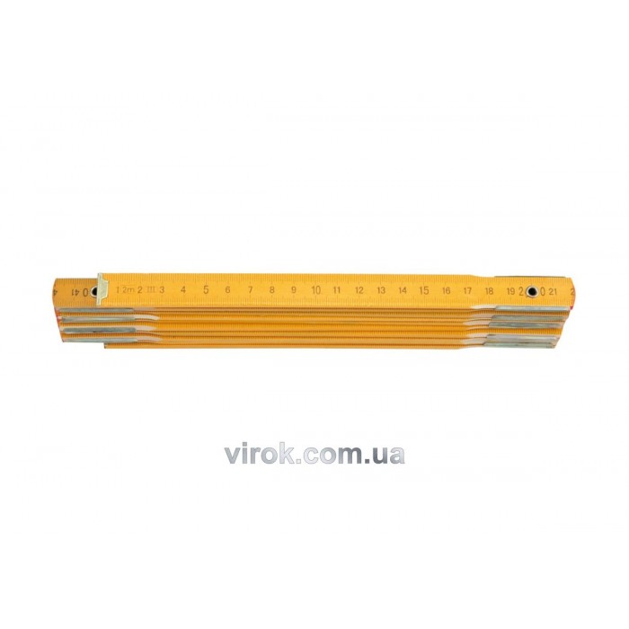 Метр складений деревяний VOREL : L= 2 м [12/240]