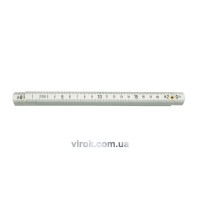 Метр складений пластмасовий VOREL : L= 1 м [20/200]