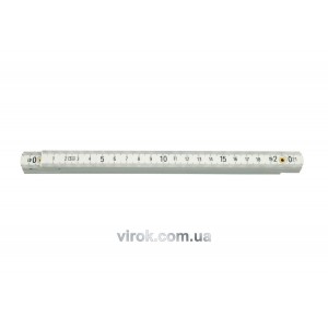Метр складений пластмасовий VOREL : L= 1 м [20/200]