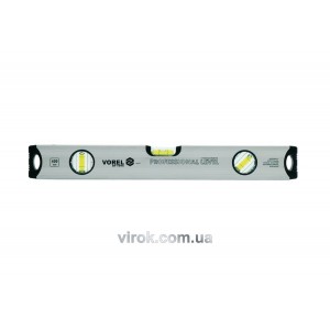 Рівень алюмінієвий VOREL : L= 80 cм, 3 капсули [25/50]