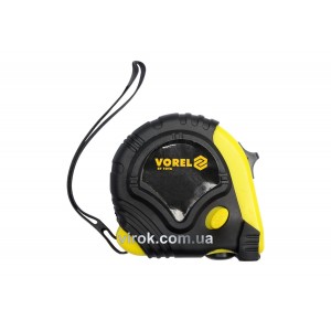 Рулетка VOREL : L= 7,5 м x 25 мм, 3 фіксатори [6/60]