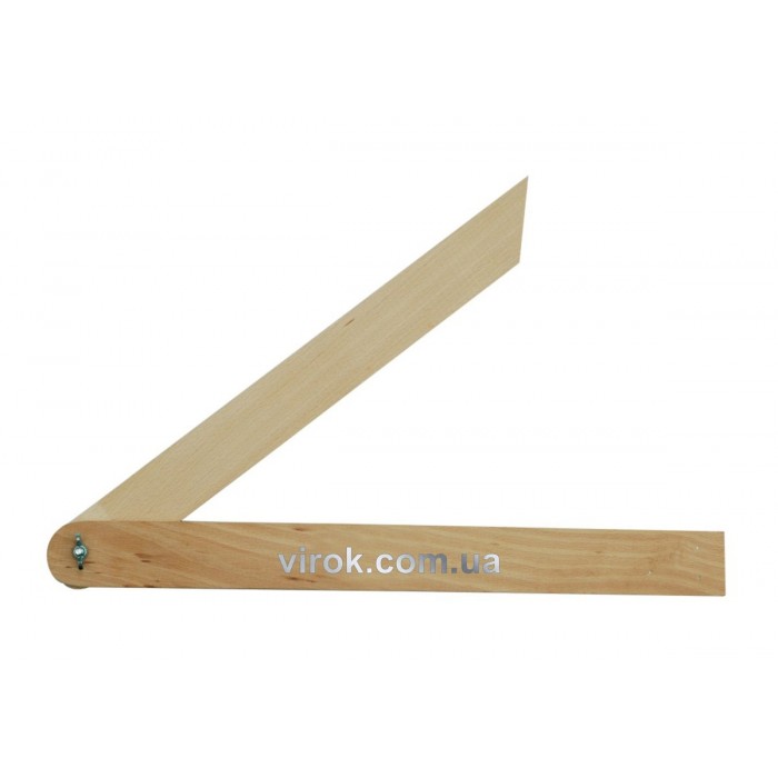 Кутомір регулюючий VOREL : L= 400 мм, дерев'яний [60]